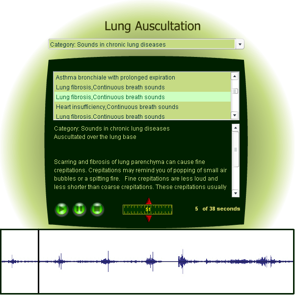auscultation lung sounds